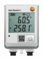 testo Saveris 2-T3 Funk Datenlogger Display + 2 Anschlüssen für Temperaturfühler