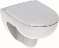 Geberit Renova Wand Tiefspül WC + WC-Sitz (Rimfree, spülrandlos) - 500801001
