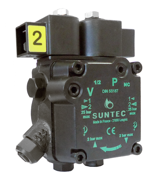 Suntec ATUV 45 - 2-stufige Ölbrennerservicepumpe  rechtsdrehend ATUV 45 R 9861 6P 0700I
